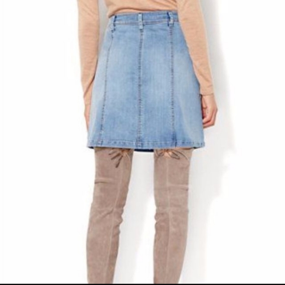 New York & Company Mini Denim Skirt - Picture 3 of 6